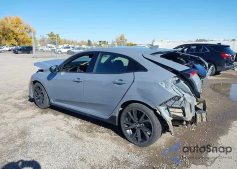 2018 Honda Civic Sport from USA, damaged, VIN SHHFK7H41JU235304